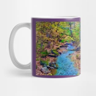 Pretty little mountain stream Mug